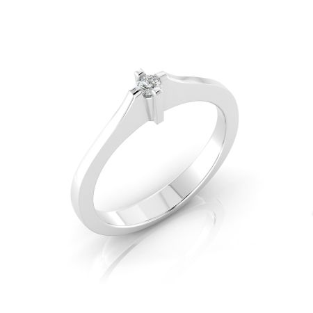 Verenički prsten od belog zlata sa dijamantom VPD32-01