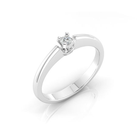 Verenički prsten od belog zlata sa dijamantom VPD39-01