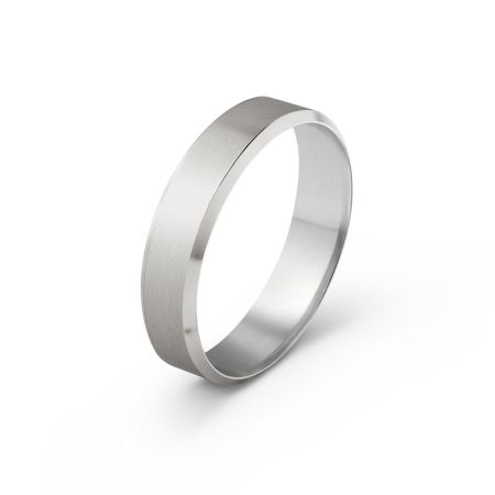 Mu&scaron;ka burma od belog zlata &scaron;irine 5 mm MBK47-01