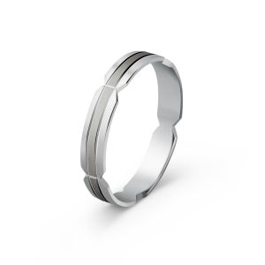 Muška burma od belog zlata širine 4 mm MBK11-01