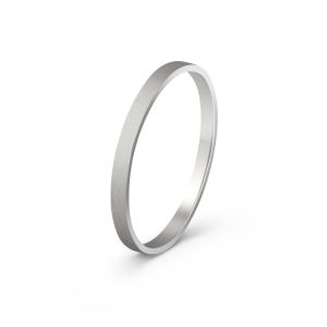 Muška burma od belog zlata širine 2 mm MBK17-01