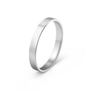 Muška burma od belog zlata širine 3 mm MBK19-01