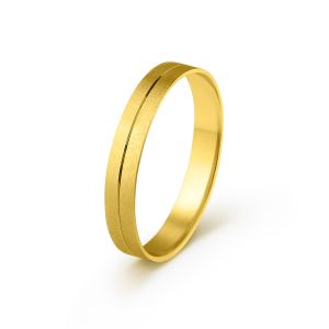 Muška burma od žutog zlata širine 3,5 mm MBK1-02