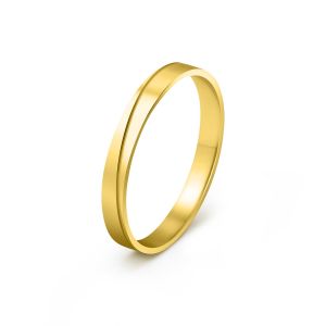 Muška burma od žutog zlata širine 3 mm MBK23-02