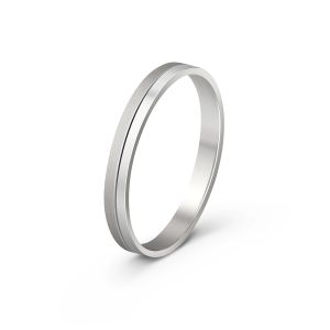 Muška burma od belog zlata širine 3 mm MBK25-01