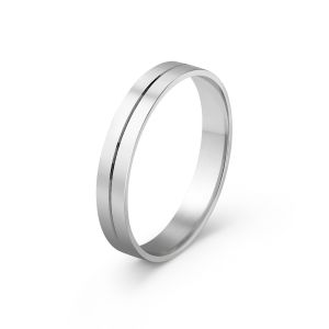 Muška burma od belog zlata širine 4 mm MBK27-01