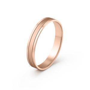 Muška burma od roze zlata širine 4 mm MBK28-03