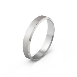 Muška burma od belog zlata širine 4 mm MBK30-01