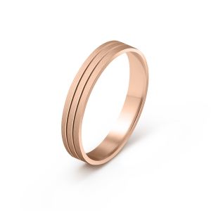 Muška burma od roze zlata širine 4 mm MBK31-03