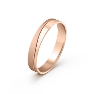 Muška burma od roze zlata širine 4 mm MBK33-03