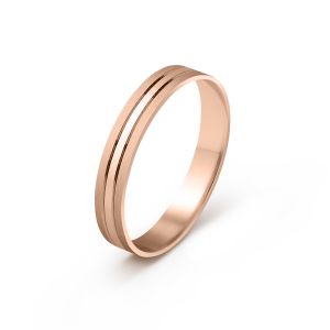 Muška burma od roze zlata širine 4 mm MBK34-03