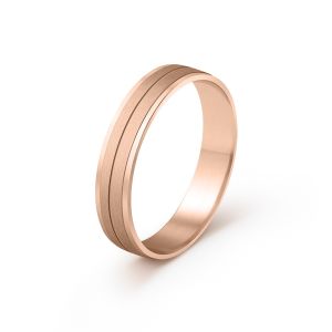 Muška burma od roze zlata širine 4 mm MBK35-03