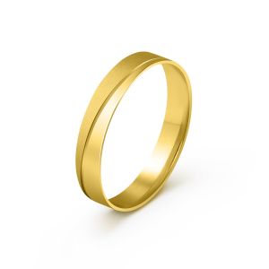 Muška burma od žutog zlata širine 4 mm MBK37-02