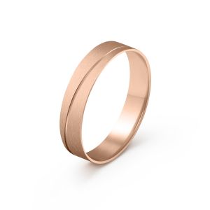 Muška burma od roze zlata širine 5 mm MBK45-03