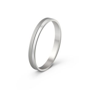 Muška burma od belog zlata širine 3 mm MBK49-01