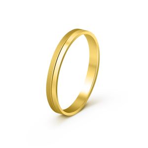 Muška burma od žutog zlata širine 3 mm MBK49-02