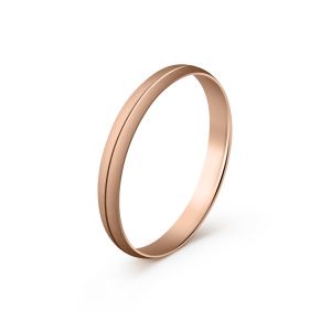 Muška burma od roze zlata širine 3 mm MBK58-03