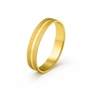 Muška burma od žutog zlata širine 4.5 mm MBK7-02