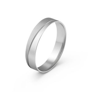 Muška burma od belog zlata širine 5 mm MBK9-01