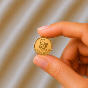 Zlatnik Srećno Krštenje od 2g, 14k