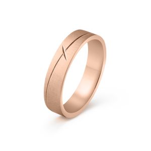 Ženska burma od roze zlata širine 4 mm ŽBK12-03