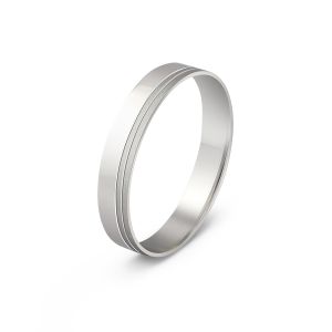 Ženska burma od belog zlata širine 4 mm ŽBK3-01