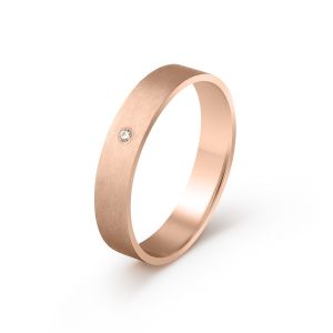 Ženska burma od roze zlata sa cirkonom širine 4 mm ŽBC38-03