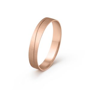 Ženska burma od roze zlata širine 4 mm ŽBK4-03