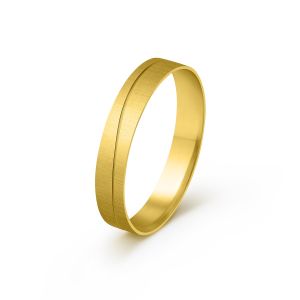 Ženska burma od žutog zlata širine 4 mm ŽBK4-02