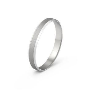 Ženska burma od belog zlata širine 3,5 mm ŽBK5-01