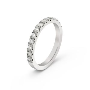 Ženska burma od belog zlata sa dijamantima širine 2.5 mm ŽBD58-01